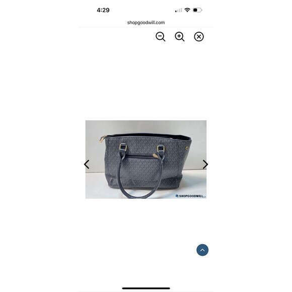 MICHAEL KORS MK Black Patent Leather Large Carryall Tote Bag/Handbag - Picture 2 of 4